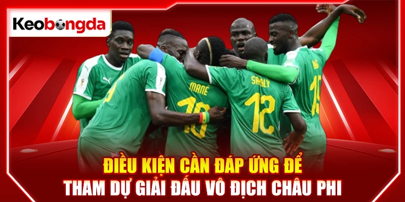 Điều kiện cần đáp ứng để tham dự giải đấu vô địch châu Phi